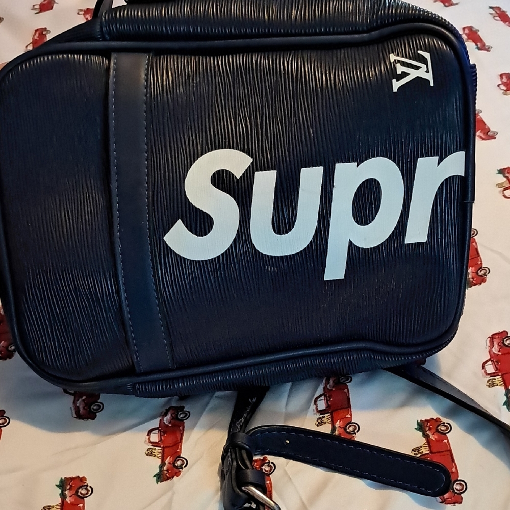 Louis Vuitton Navy Blue Crossbody Bag